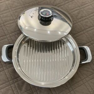 Zepter NWOB Masterpiece Cookware Grill Pan with Thermo Control Lid